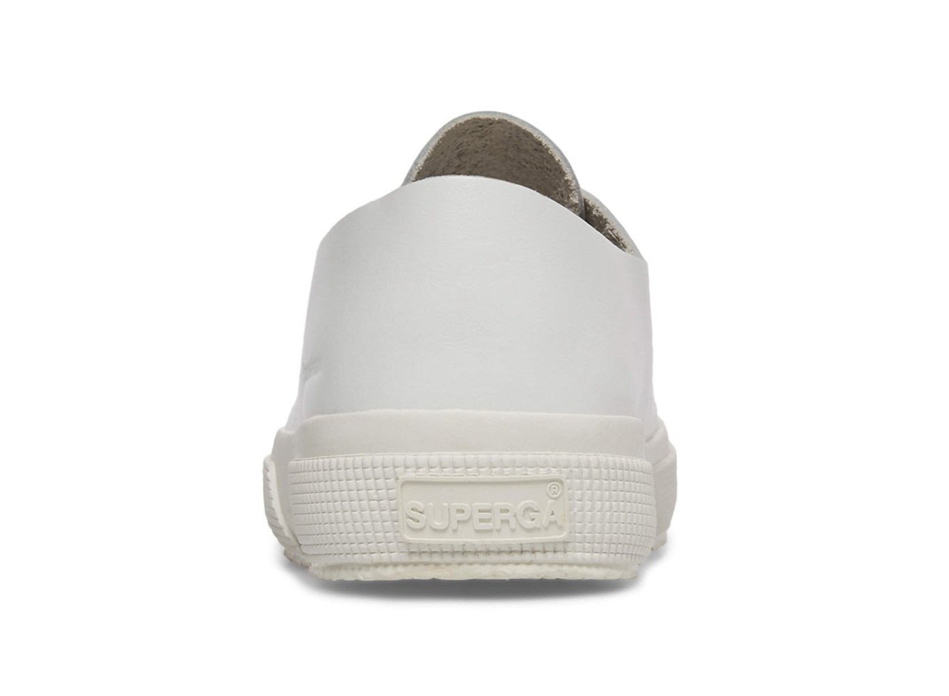 Zapatillas Superga Mujer Blancas - 2750 Rawcutleatheru Cuero - 298037BIT